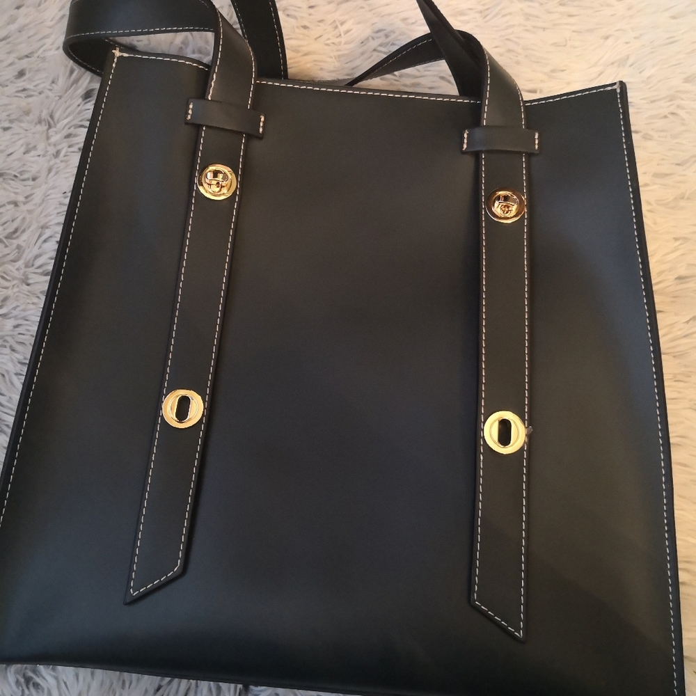 A. Bellucci Genuine Italian Smooth Leather Bag